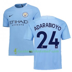 Fußballtrikots Manchester City ADARABIOYO 24 2017-2018 Kurzarm Heimtrikotsatz kaufen