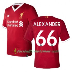 Fußballtrikots Liverpool Alexander 66 2017-2018 Kurzarm Heimtrikotsatz kaufen