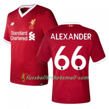 Fußballtrikots Liverpool Alexander 66 2017-2018 Kurzarm Heimtrikotsatz kaufen