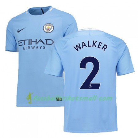 Fußballtrikots Manchester City KYLE WALKER 2 2017-2018 Kurzarm Heimtrikotsatz kaufen
