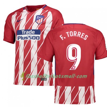 Fußballtrikots Atlético Madrid F TORRES 9 2017-2018 Kurzarm Heimtrikotsatz kaufen