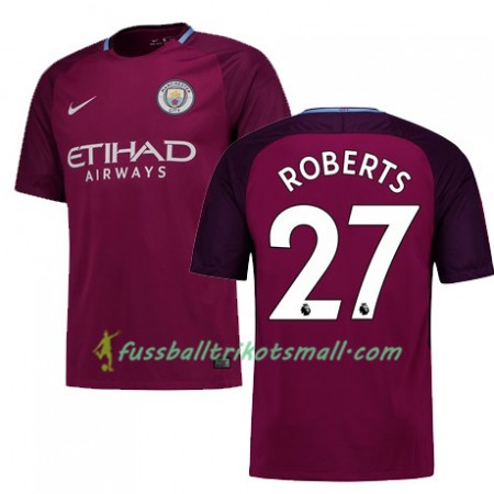 Fußballtrikots Manchester City Roberts 27 2017-2018 Kurzarm Auswärts-trikot kaufen