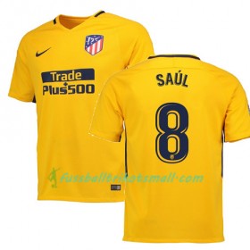 Fußballtrikots Atlético Madrid SAUL 8 2017-2018 Kurzarm Auswärts-trikot kaufen