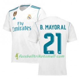 Fußballtrikots Real Madrid BORJA MAYORAL 21 2017-2018 Kurzarm Heimtrikotsatz kaufen