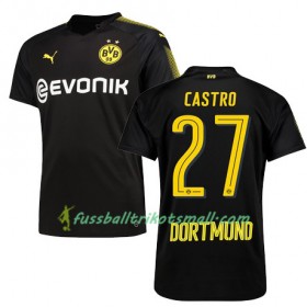 Fußballtrikots Borussia Dortmund CASTRO 27 2017-2018 Kurzarm Auswärts-trikot kaufen