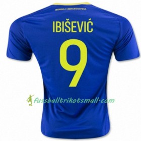 Fußballtrikots Bosnien und Herzegowina IBISEVIC 2016-2017 Kurzarm Heimtrikotsatz kaufen