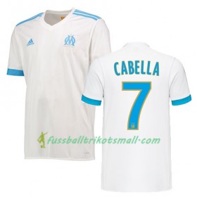 Fußballtrikots Olympique Marseille REMY CABELLA 7 2017-2018 Kurzarm Heimtrikotsatz kaufen
