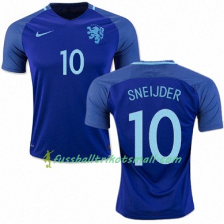 Fußballtrikots Niederlande WESLEY SNEIJDER 2016-2017 Kurzarm Auswärts-trikot kaufen