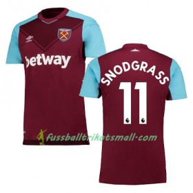 Fußballtrikots West Ham United SNODGRASS 2017-2018 Kurzarm Heimtrikotsatz kaufen