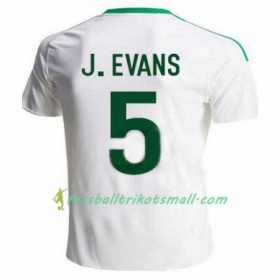 Fußballtrikots Nordirland JONNY EVANS 2016-2017 Kurzarm Auswärts-trikot kaufen