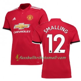 Fußballtrikots Manchester United SMALLING 12 2017-2018 Kurzarm Heimtrikotsatz kaufen