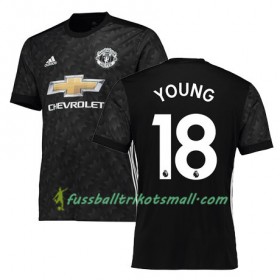 Fußballtrikots Manchester United YOUNG 18 2017-2018 Kurzarm Auswärts-trikot kaufen