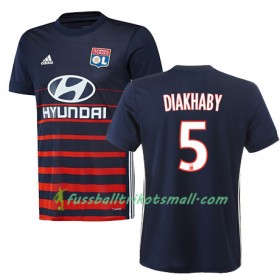 Fußballtrikots Olympique Lyon MOUCTAR DIAKHABY 5 2017-2018 Kurzarm Auswärts-trikot kaufen