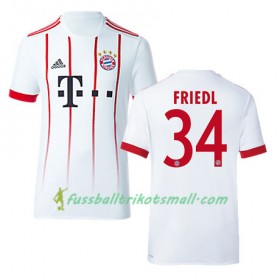 Fußballtrikots FC Bayern München FRIEDL 34 2017-2018 Kurzarm Ausweichtrikot kaufen