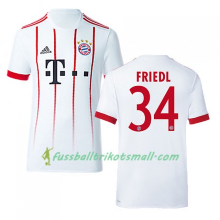 Fußballtrikots FC Bayern München FRIEDL 34 2017-2018 Kurzarm Ausweichtrikot kaufen
