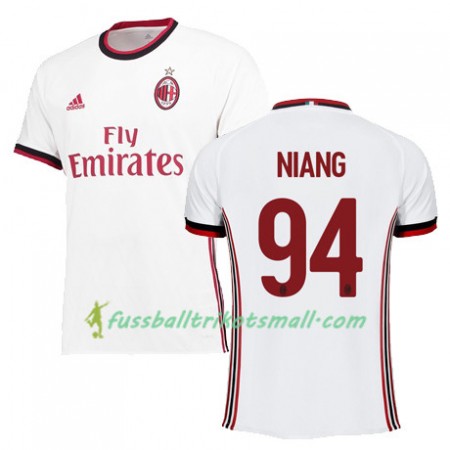 Fußballtrikots AC Mailand NIANG 94 2017-2018 Kurzarm Auswärts-trikot kaufen
