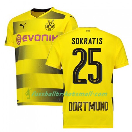 Fußballtrikots Borussia Dortmund SOKRATIS 25 2017-2018 Kurzarm Heimtrikotsatz kaufen