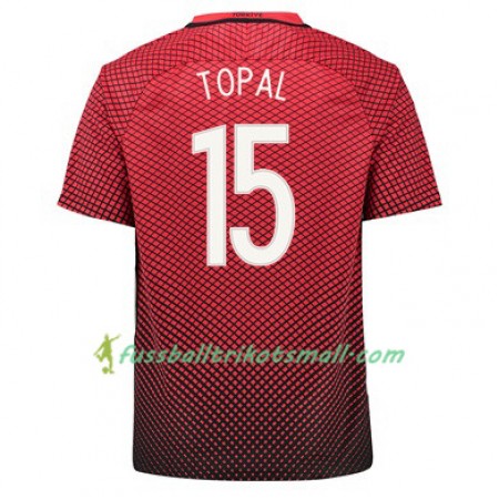 Fußballtrikots Türkei MEHMET TOPAL Heimtrikotsatz Euro 2016