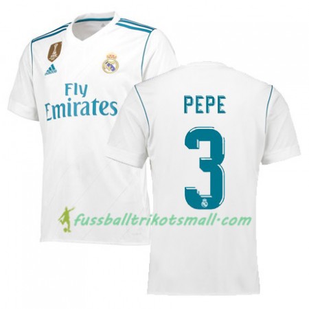 Fußballtrikots Real Madrid PEPE 3 2017-2018 Kurzarm Heimtrikotsatz kaufen