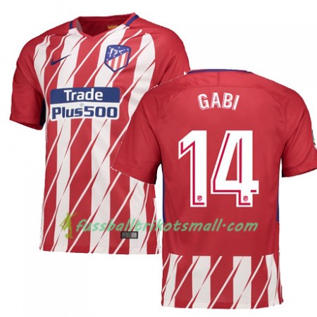 Fußballtrikots Atlético Madrid GABI 14 2017-2018 Kurzarm Heimtrikotsatz kaufen