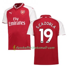 Fußballtrikots Arsenal S CAZORLA 19 2017-2018 Kurzarm Heimtrikotsatz kaufen
