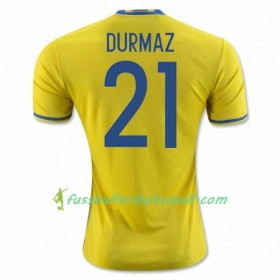 Fußballtrikots Schweden JIMMY DURMAZ Heimtrikotsatz Euro 2016