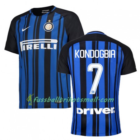 Fußballtrikots Inter Mailand KONDOGBIA 7 2017-2018 Kurzarm Heimtrikotsatz kaufen