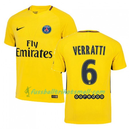 Fußballtrikots PSG MARCO VERRATTI 6 2017-2018 Kurzarm Auswärts-trikot kaufen