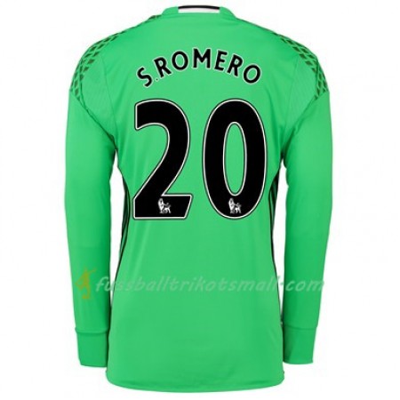 Fußballtrikots Manchester United S ROMERO 20 2017-2018 Langarm Auswärts-trikot kaufen