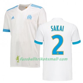 Fußballtrikots Olympique Marseille HIROKI SAKAI 2 2017-2018 Kurzarm Heimtrikotsatz kaufen