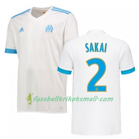 Fußballtrikots Olympique Marseille HIROKI SAKAI 2 2017-2018 Kurzarm Heimtrikotsatz kaufen