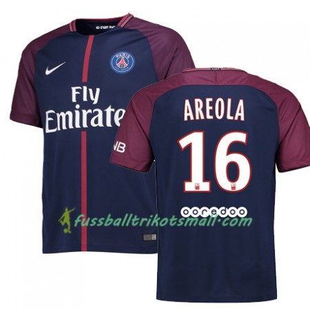 Fußballtrikots PSG ALPHONSE AREOLA 16 2017-2018 Kurzarm Heimtrikotsatz kaufen