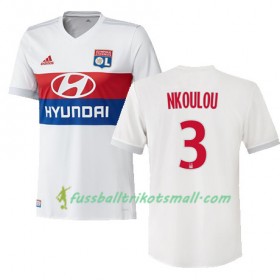 Fußballtrikots Olympique Lyon NICOLAS NKOULOU 3 2017-2018 Kurzarm Heimtrikotsatz kaufen