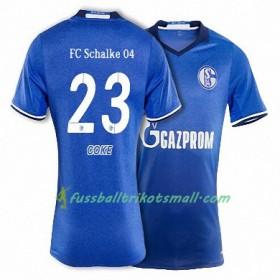 Fußballtrikots FC Schalke 04 COKE 23 2017-2018 Kurzarm Heimtrikotsatz kaufen
