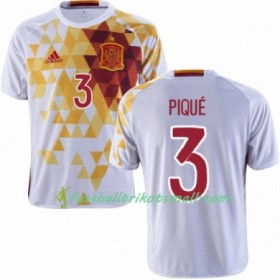 Fußballtrikots Spanien GERARD PIQUE Auswärts-trikot Euro 2016