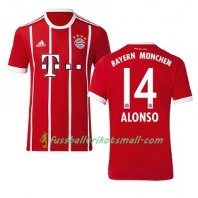 Fußballtrikots FC Bayern München ALONSO 14 2017-2018 Kurzarm Heimtrikotsatz kaufen