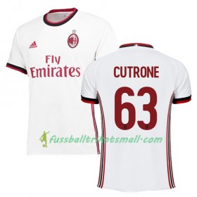 Fußballtrikots AC Mailand CUTRONE 63 2017-2018 Kurzarm Auswärts-trikot kaufen
