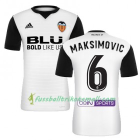 Fußballtrikots FC Valencia MAKSIMOVIC 2017-2018 Kurzarm Heimtrikotsatz kaufen