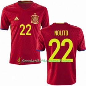 Fußballtrikots Spanien NOLITO Heimtrikotsatz Euro 2016