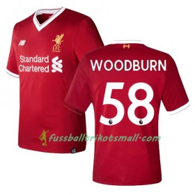 Fußballtrikots Liverpool Woodburn 58 2017-2018 Kurzarm Heimtrikotsatz kaufen