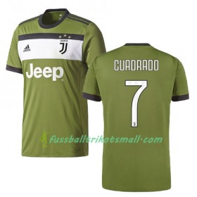 Fußballtrikots Juventus Turin CUADRADO 7 2017-2018 Kurzarm Ausweichtrikot kaufen
