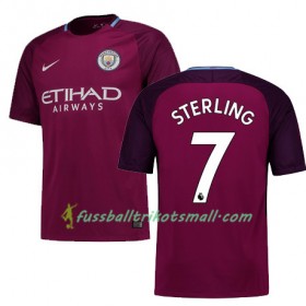 Fußballtrikots Manchester City STERLING 7 2017-2018 Kurzarm Auswärts-trikot kaufen