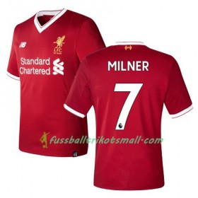 Fußballtrikots Liverpool MILNER 7 2017-2018 Kurzarm Heimtrikotsatz kaufen