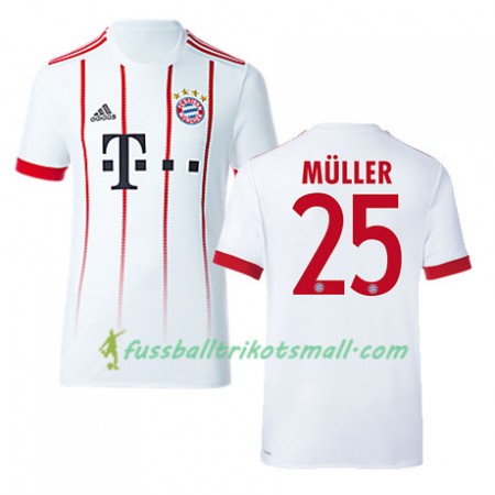 Fußballtrikots FC Bayern München MULLER 25 2017-2018 Kurzarm Ausweichtrikot kaufen