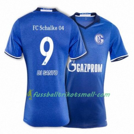 Fußballtrikots FC Schalke 04 DI SANTO 9 2017-2018 Kurzarm Heimtrikotsatz kaufen