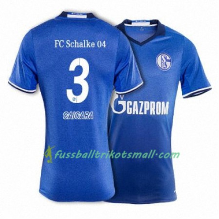 Fußballtrikots FC Schalke 04 CAICARA 3 2017-2018 Kurzarm Heimtrikotsatz kaufen