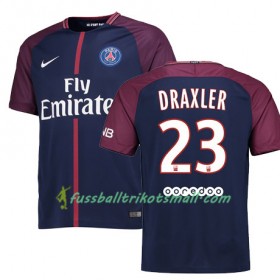 Fußballtrikots PSG Julian Draxler 23 2017-2018 Kurzarm Heimtrikotsatz kaufen