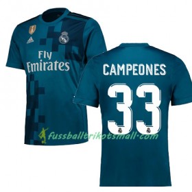 Fußballtrikots Real Madrid Campeones 33 2017-2018 Kurzarm Ausweichtrikot kaufen