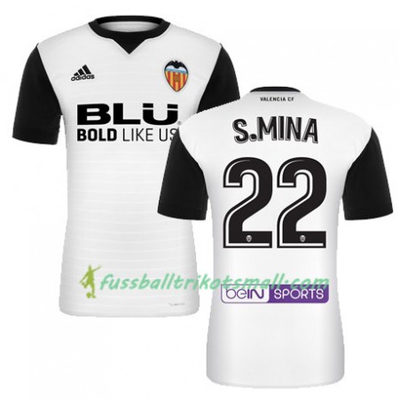 Fußballtrikots FC Valencia S MINA 2017-2018 Kurzarm Heimtrikotsatz kaufen