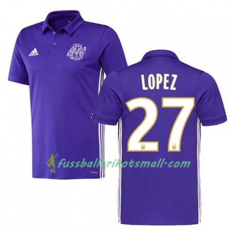 Fußballtrikots Olympique Marseille MAXIME LOPEZ 27 2017-2018 Kurzarm Ausweichtrikot kaufen